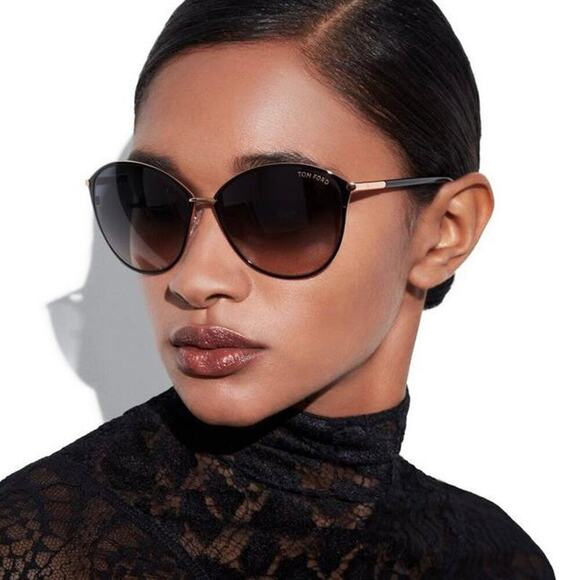 NEW!! TOM FORD Penelope Sunglasses TF320 28D Polarized Authentic - Picture 2 of 12